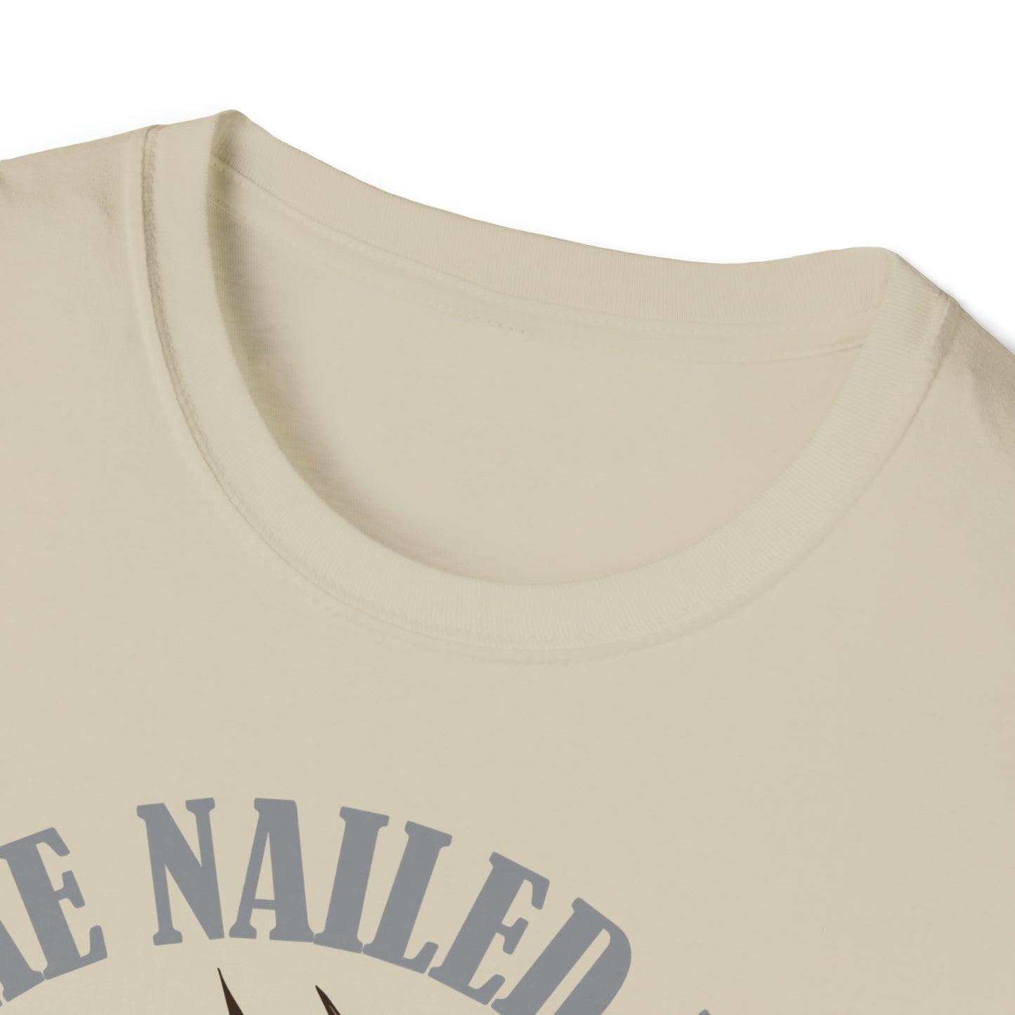 HE NAILED IT Gray | Unisex Softstyle T-Shirt