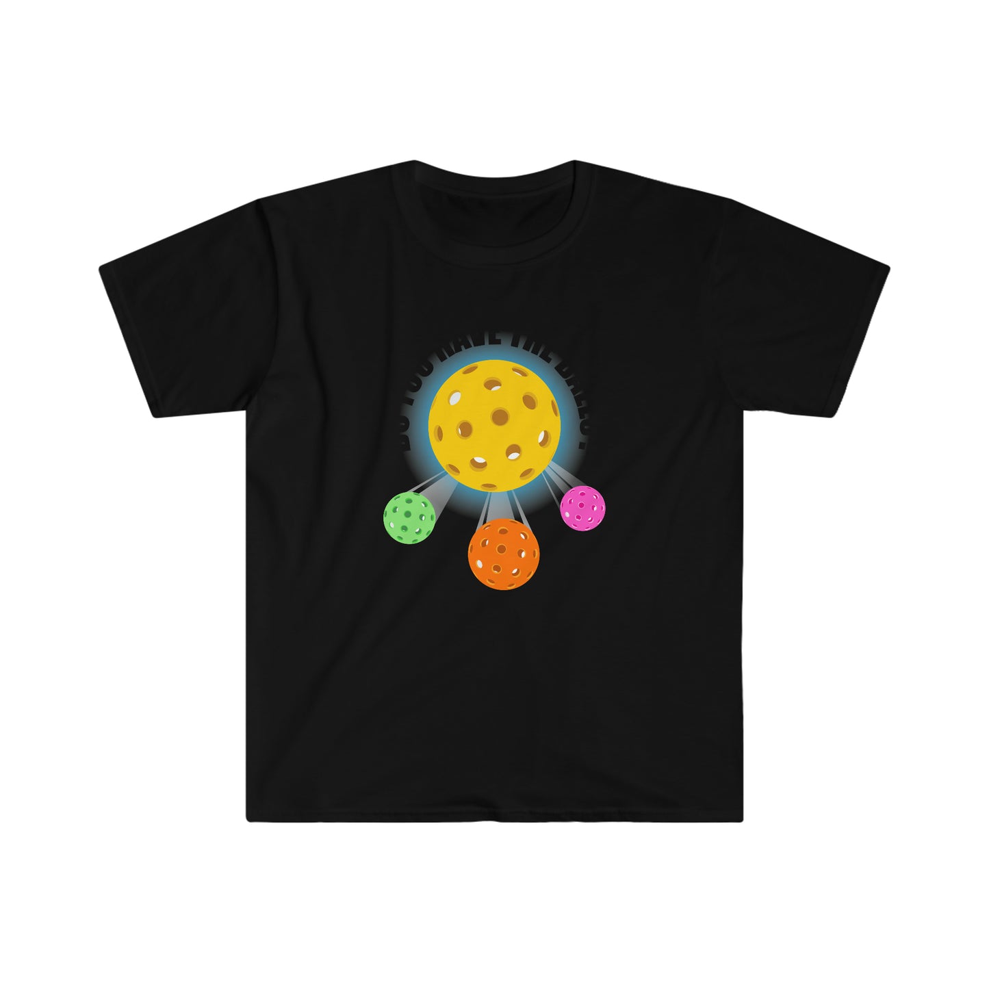 3D PICKLEBALLS Unisex Softstyle T-Shirt