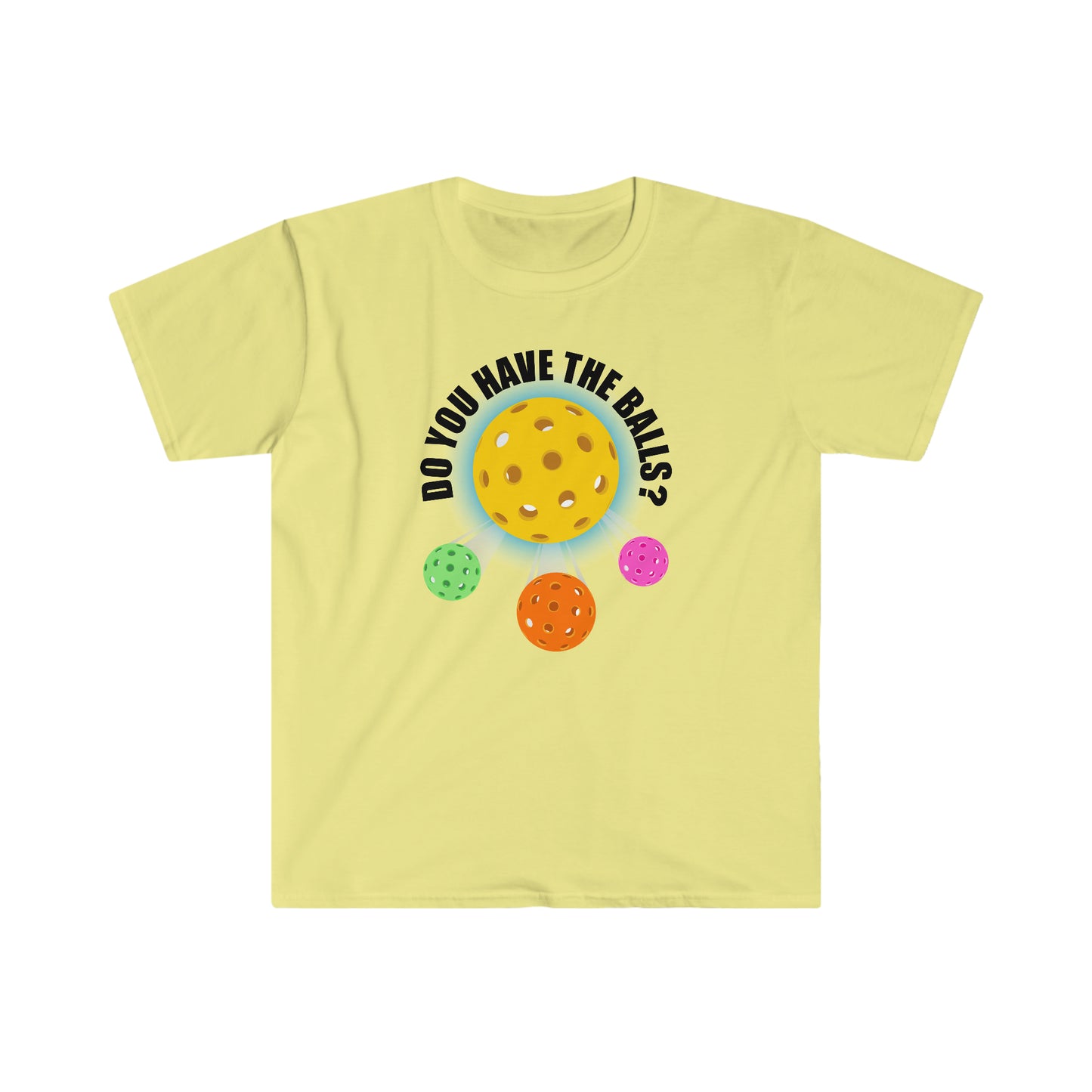 3D PICKLEBALLS Unisex Softstyle T-Shirt