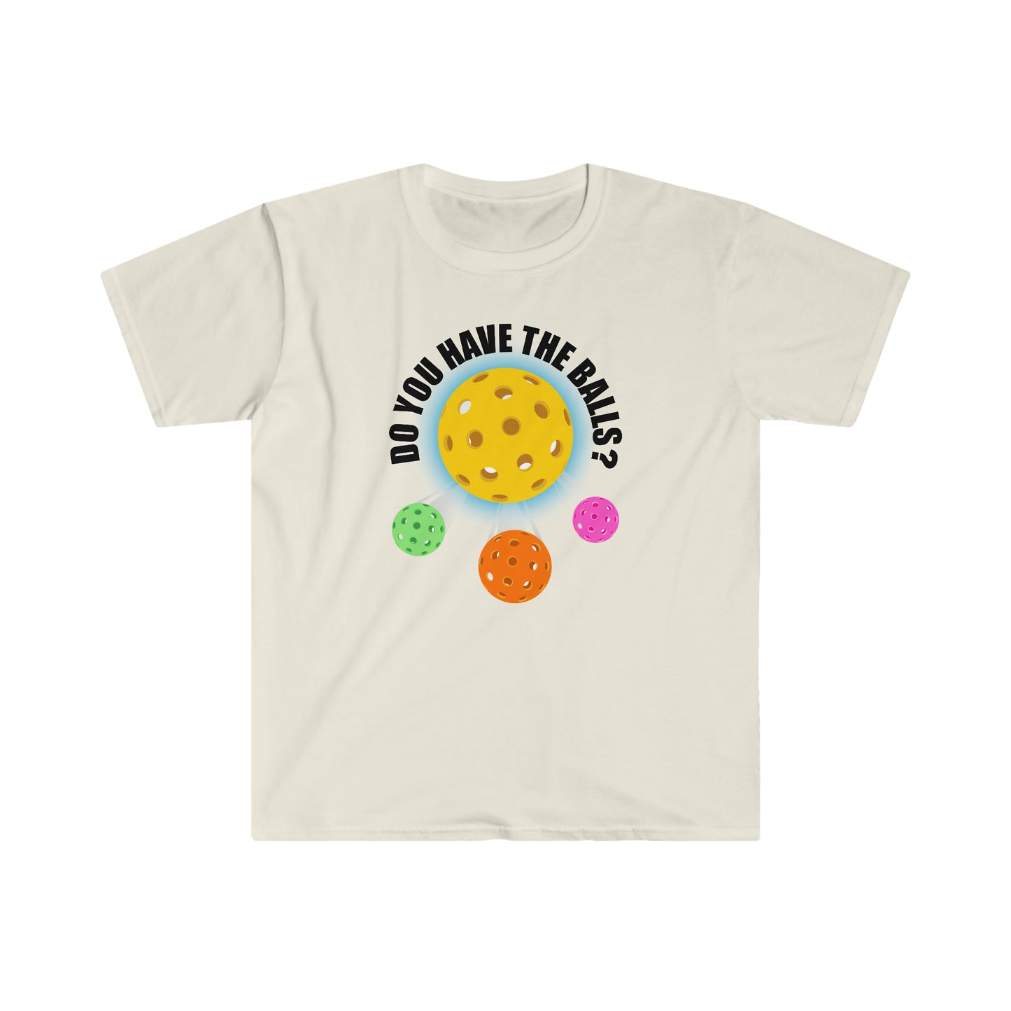 3D PICKLEBALLS Unisex Softstyle T-Shirt