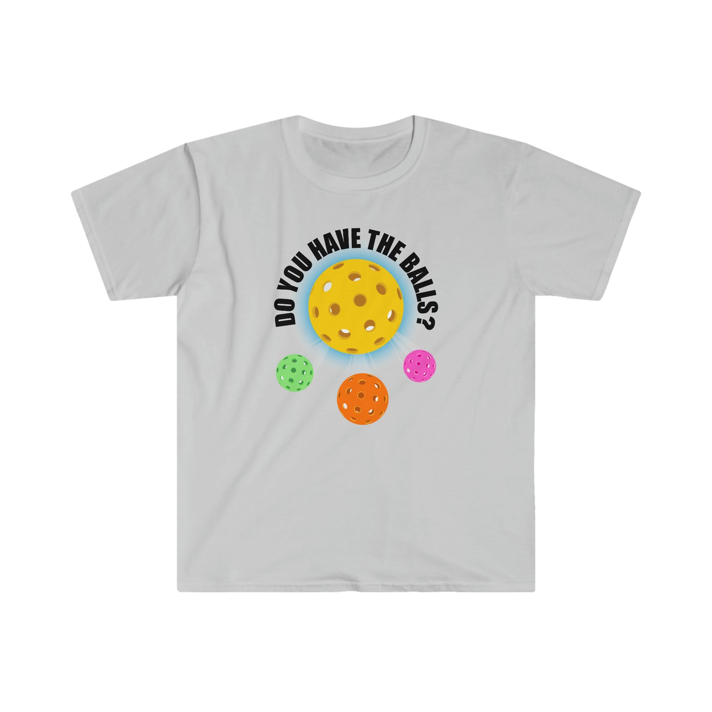 3D PICKLEBALLS Unisex Softstyle T-Shirt