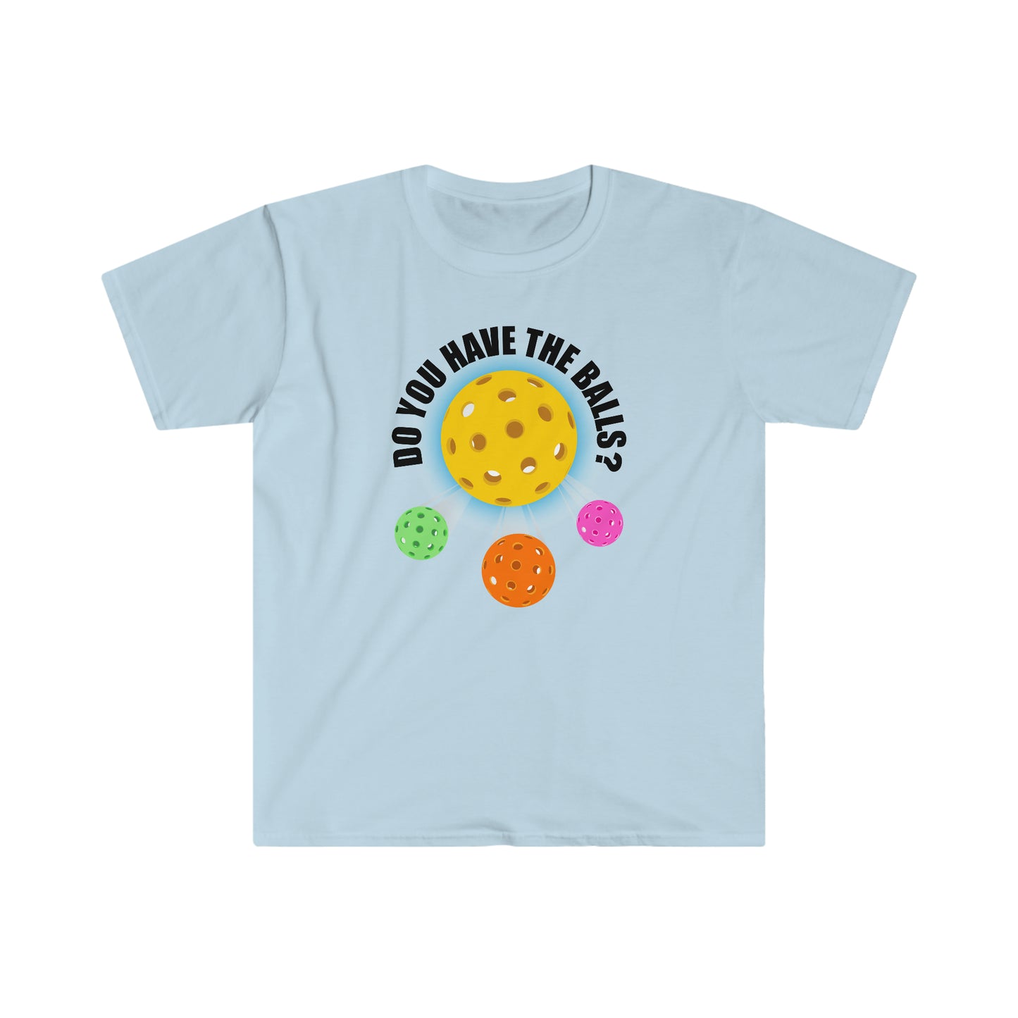 3D PICKLEBALLS Unisex Softstyle T-Shirt