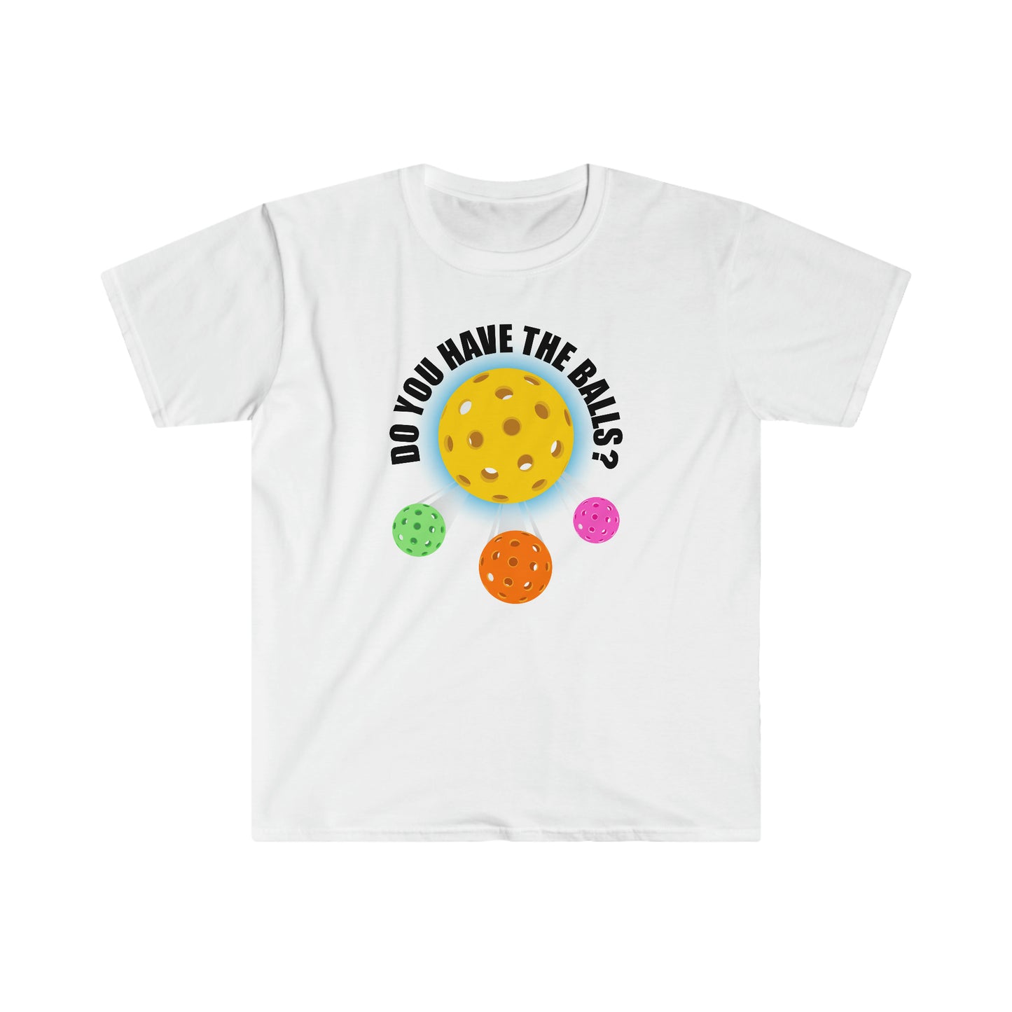 3D PICKLEBALLS Unisex Softstyle T-Shirt