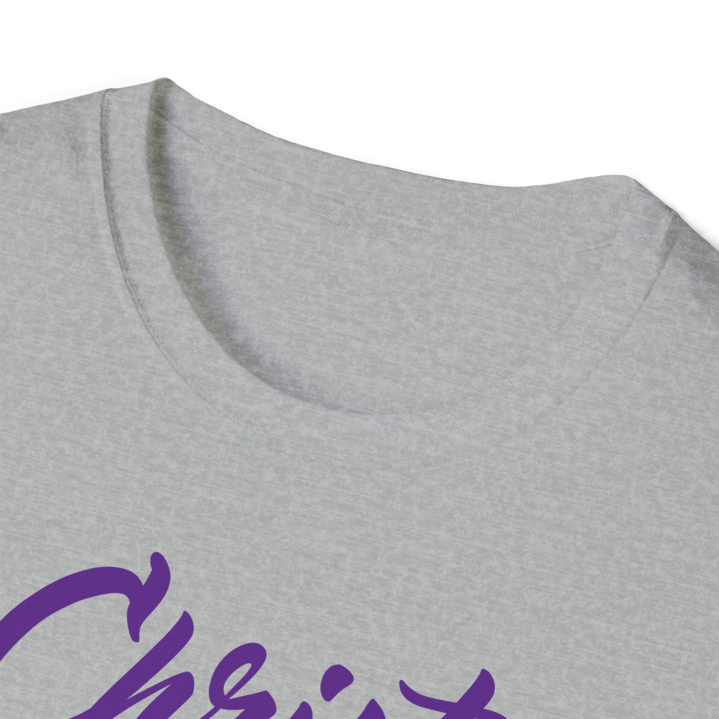 Christ Influencer front SELFLESS back | Unisex Softstyle T-Shirt