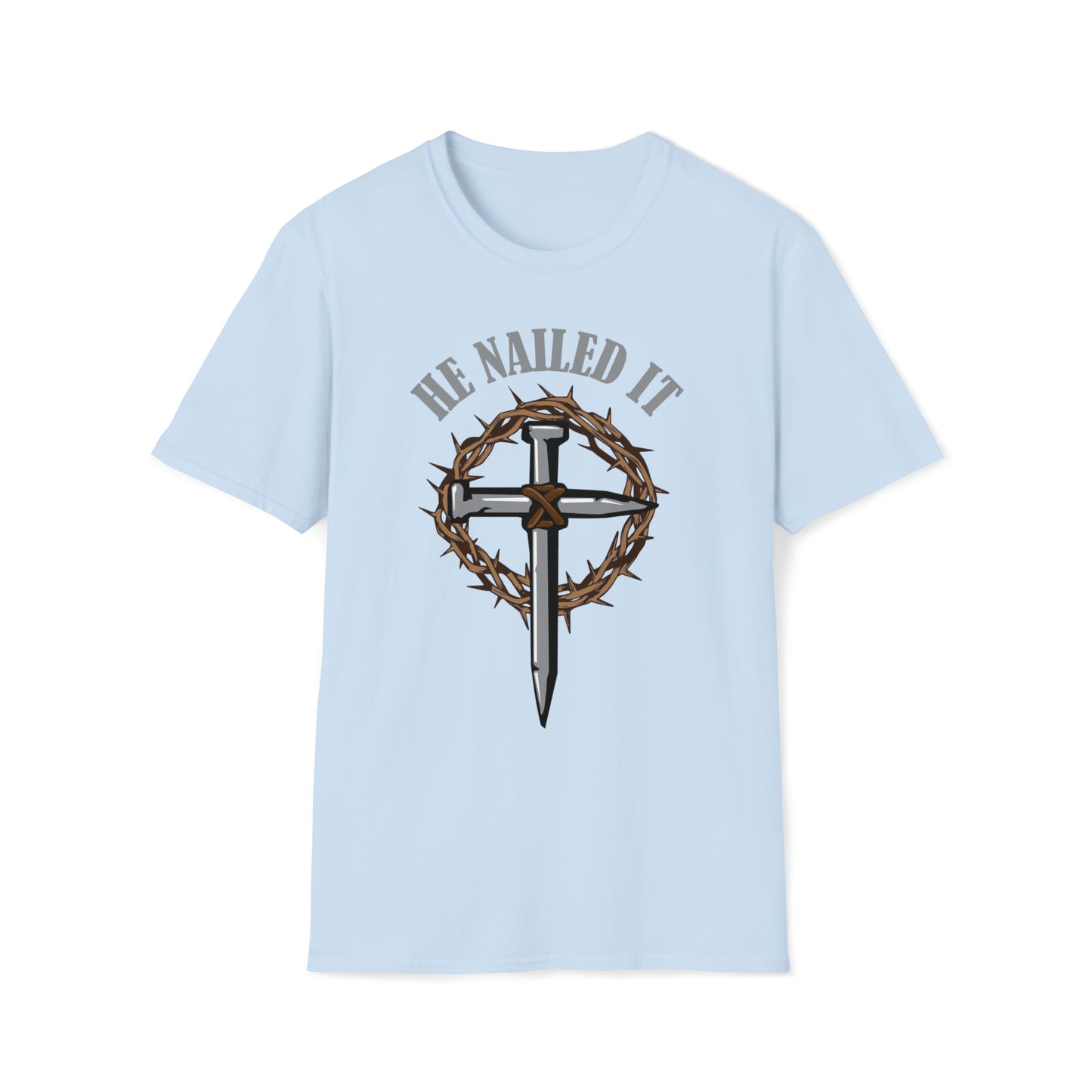 HE NAILED IT Gray | Unisex Softstyle T-Shirt