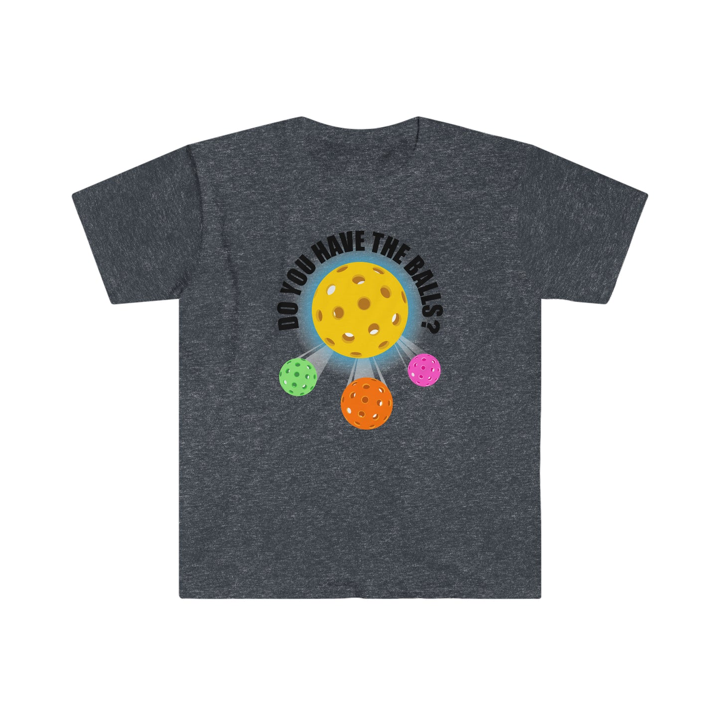 3D PICKLEBALLS Unisex Softstyle T-Shirt