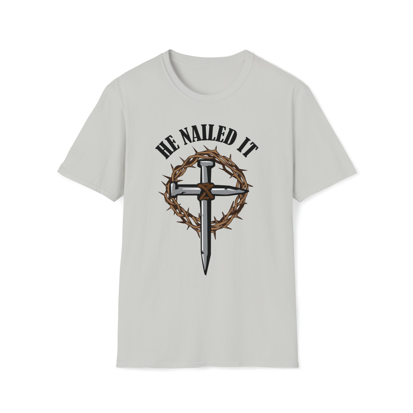 HE NAILED IT Black | Unisex Softstyle T-Shirt