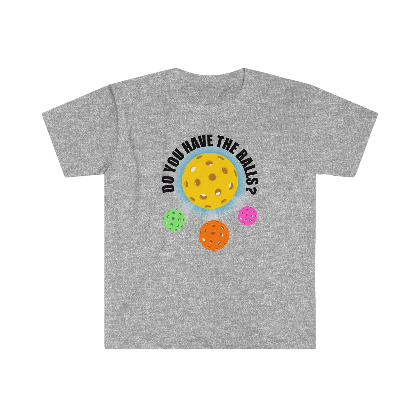 3D PICKLEBALLS Unisex Softstyle T-Shirt