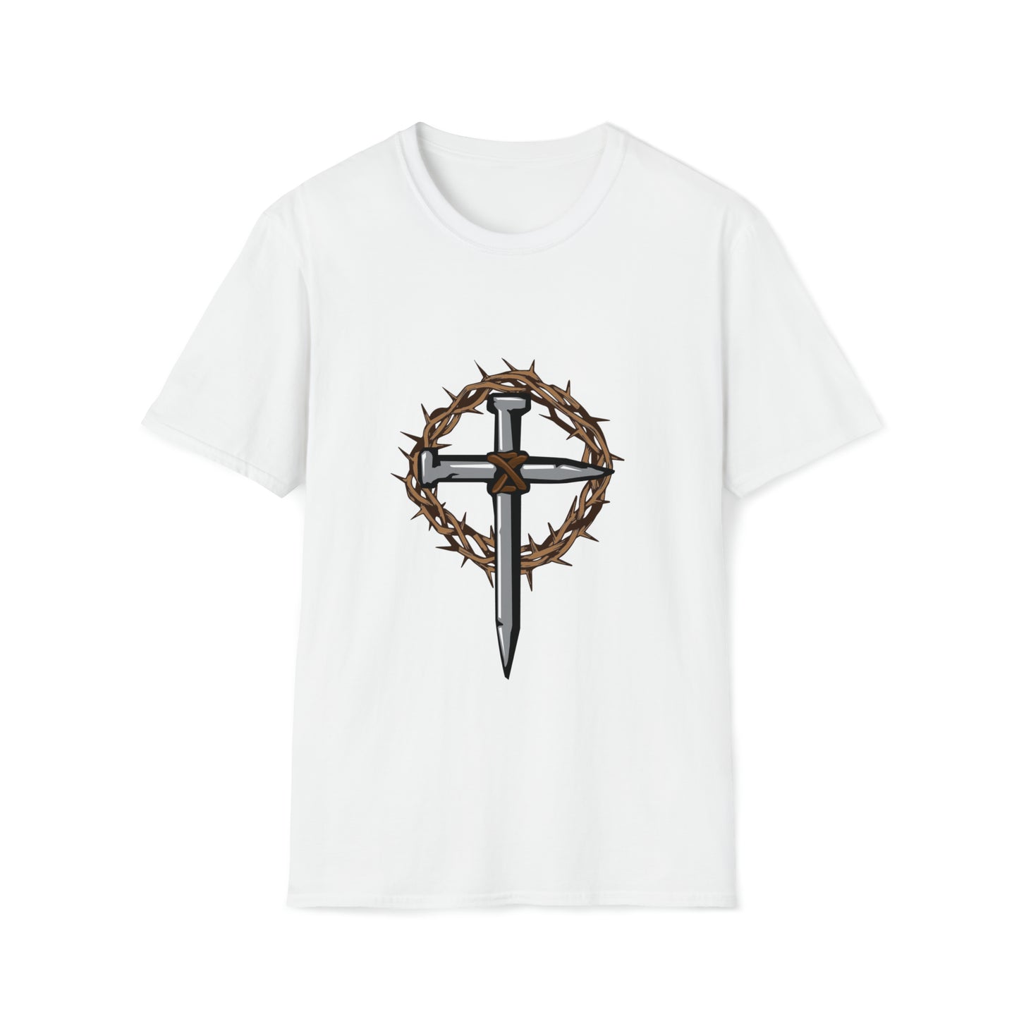 HE NAILED IT White | Unisex Softstyle T-Shirt