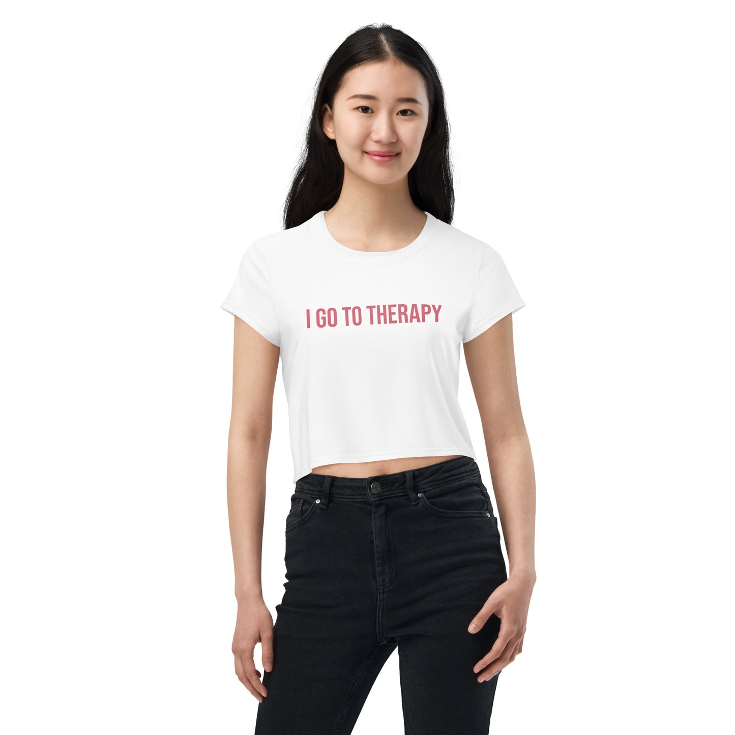 I Go To Therapy | Crop Top