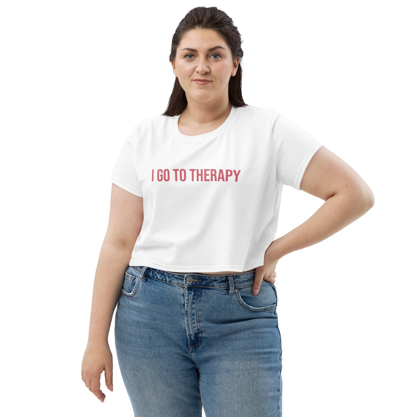 I Go To Therapy | Crop Top