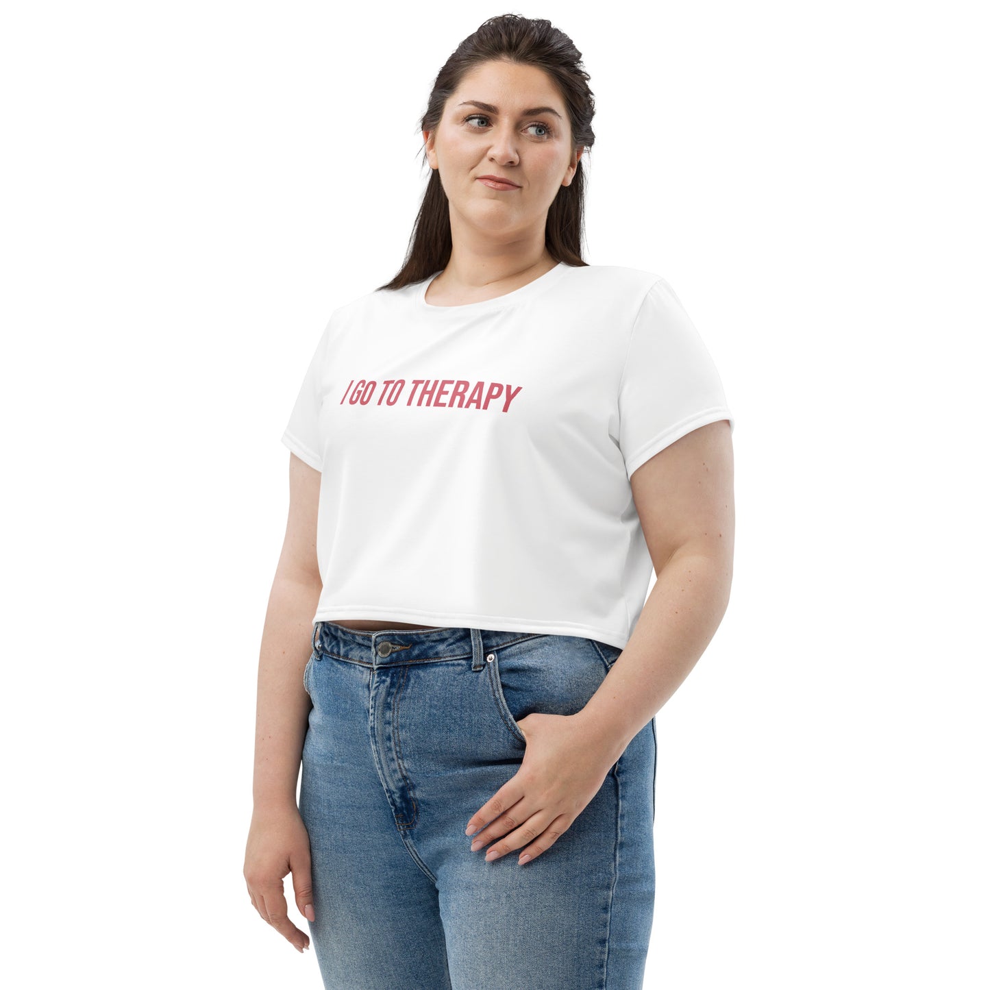 I Go To Therapy | Crop Top