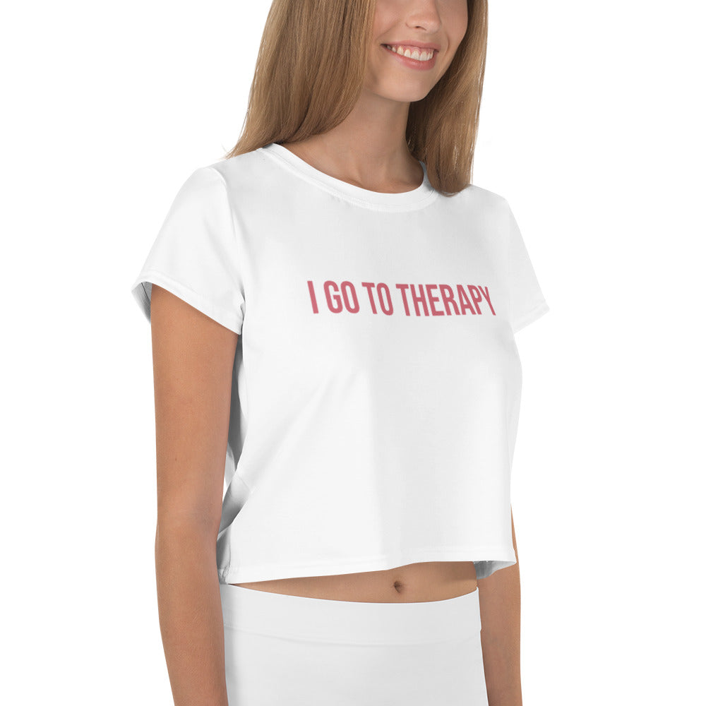 I Go To Therapy | Crop Top