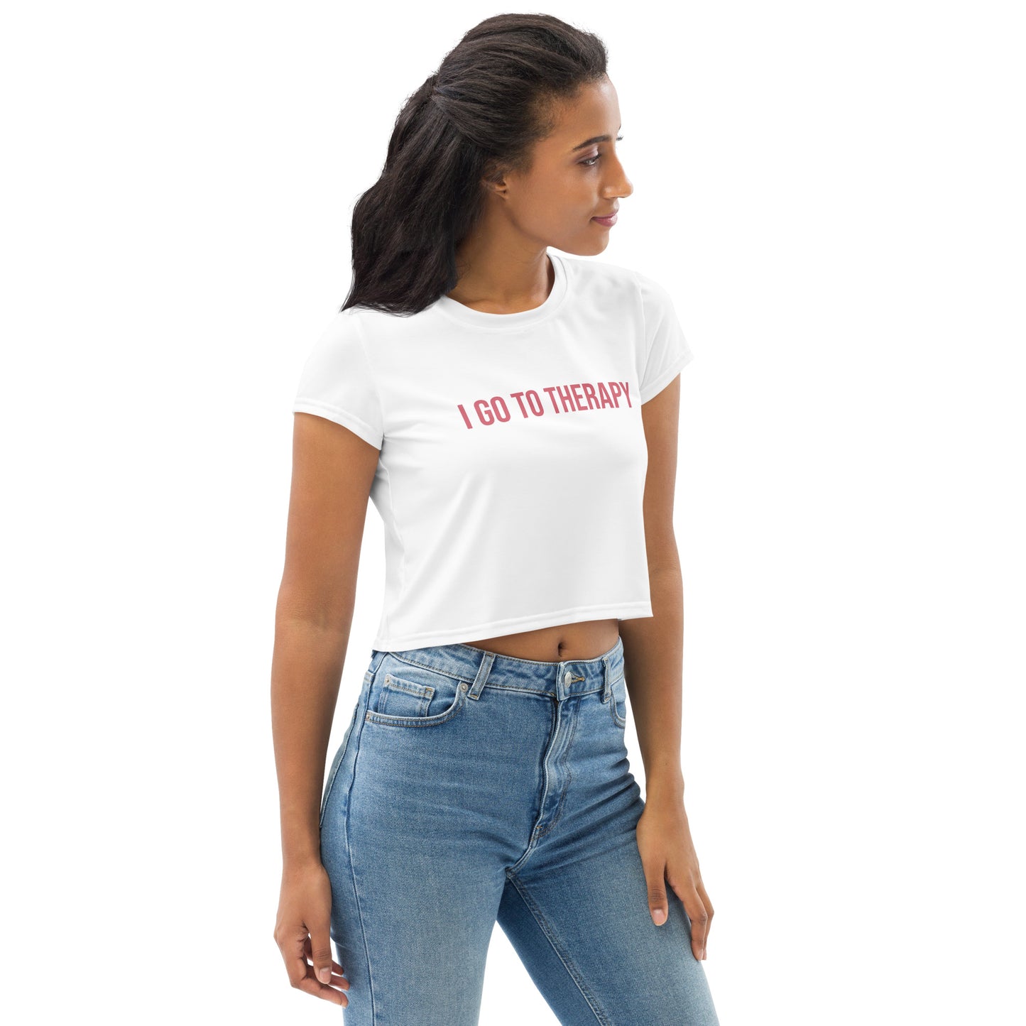 I Go To Therapy | Crop Top