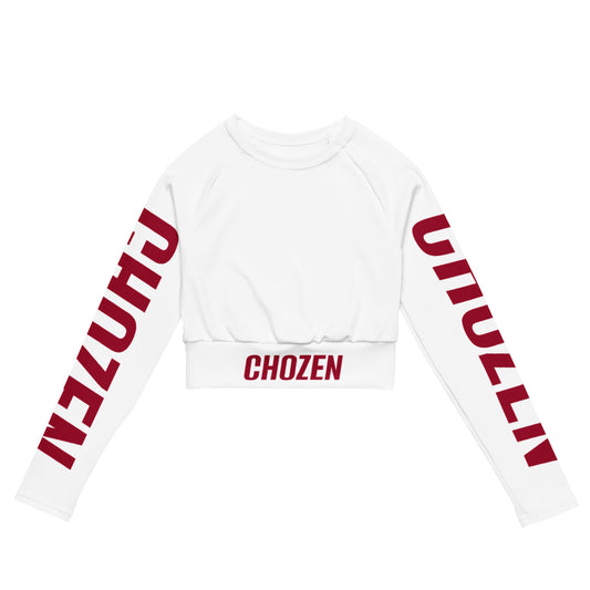 CHOZEN | Recycled long-sleeve crop top