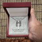 DAD | Personalized Steel Cross Necklace on Cuban Chain