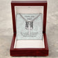 DAD | Personalized Steel Cross Necklace on Cuban Chain